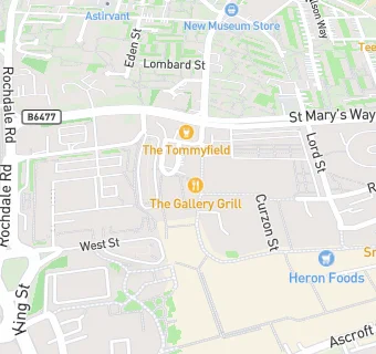 map for Greggs