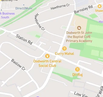 map for Dodworth Central Wmc