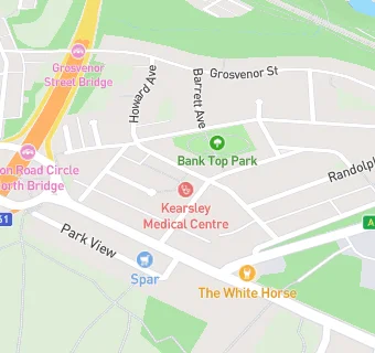 map for Kearsley Medical Centre