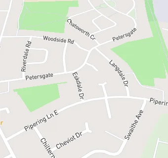 map for Scawthorpe Social Club