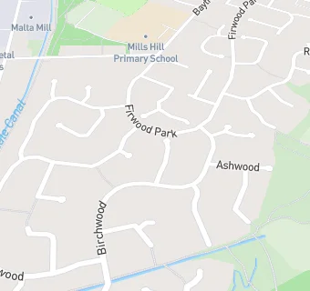 map for Woodlands Medical Practice