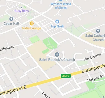 map for St Patricks Catholic Primary School