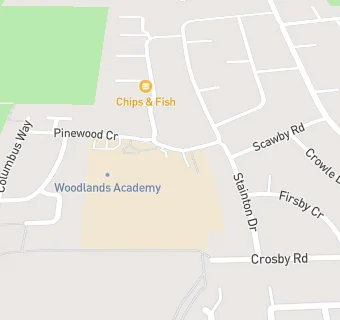 map for Woodlands Academy