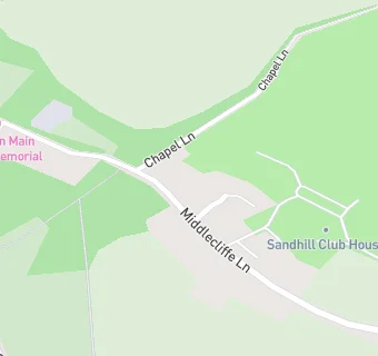 map for Middlecliffe W M C