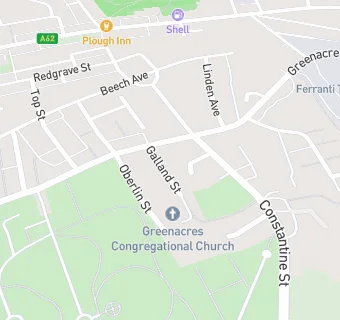 map for Greenacres Congregation Church