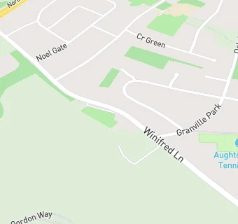 map for Aughton Village Hall