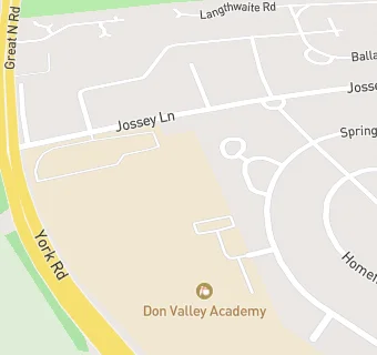 map for Don Valley School and Performing Arts College