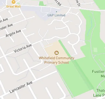 map for Whitefield Community Primary School