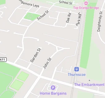 map for Hollygreen Practice (Thurnscoe)