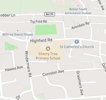 map for The Orchards Nursery School