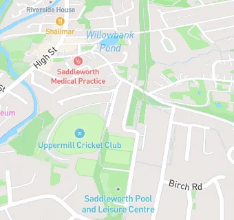 map for Uppermill Sports Club