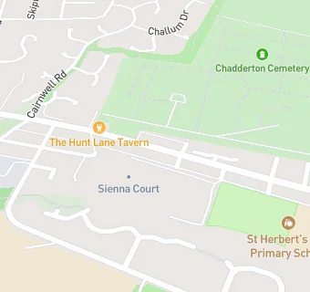 map for Hunt Lane Chippy