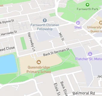 map for Queensbridge Primary School