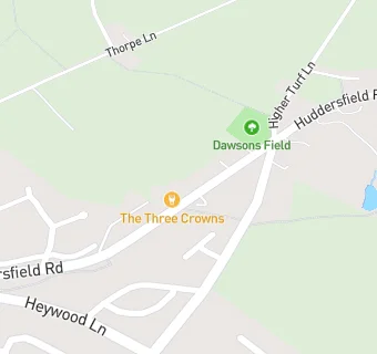 map for Three Crowns Inn