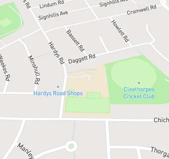 map for Hardy's Den Out of School Club