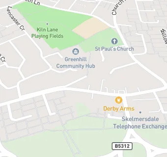 map for Derby Arms