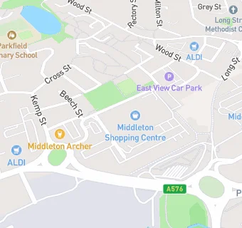 map for Middleton Health Centre