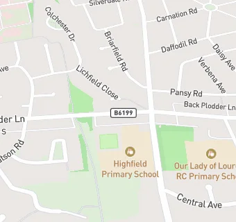 map for Plodder Lane Conservative Club