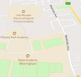 map for Oasis Academy Wintringham