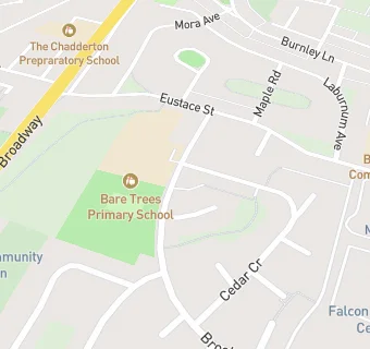 map for Bare Trees Primary School