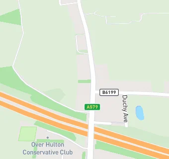 map for Over Hulton Conservative Club Ltd