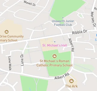 map for St Michael's Roman Catholic Primary School, a Voluntary Academy 