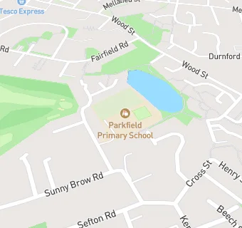 map for Parkfield Primary School