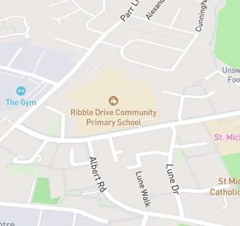 map for Ribble Drive Community Primary School