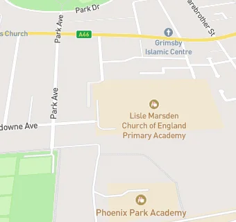 map for Lisle Marsden Church of England Primary Academy