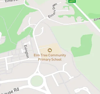 map for Skelmersdale Elmers Green Community Primary School