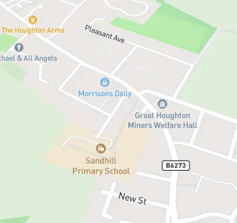 map for Sandhill Primary School