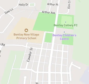 map for New Village First School