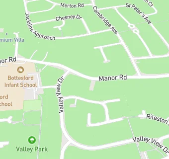 map for Bottesford Civic Hall