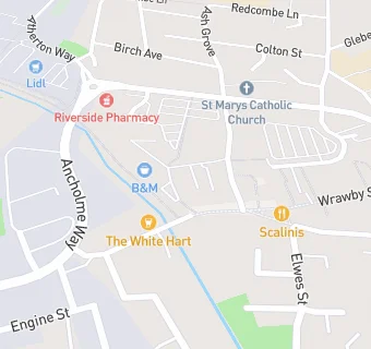 map for Whitworths Chemist