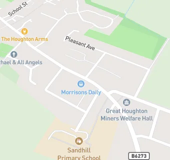 map for Rotherham Road Pharmacy