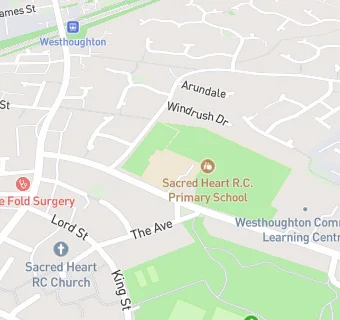 map for Sacred Heart R.C. Primary School