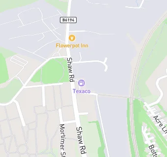 map for Oldham Service Station