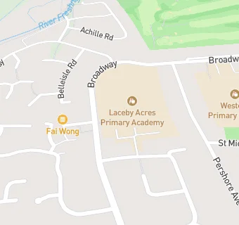 map for Laceby Acres Primary School