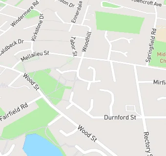 map for Woodside Working Mens Club