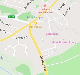 map for The Grange Residential Home