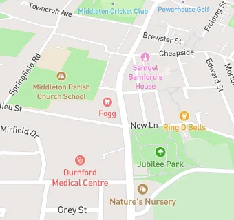 map for Durnford Medical Centre