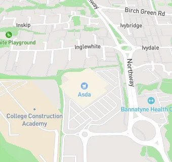 map for Asda Pharmacy