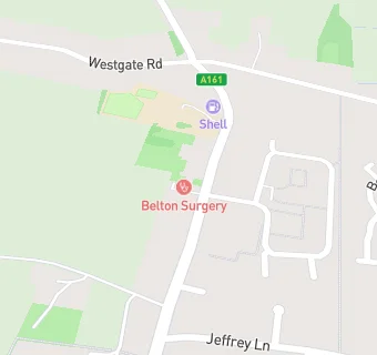 map for Belton Branch Surgery