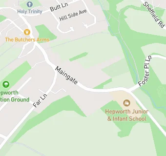 map for Hepworth Junior And Infant School