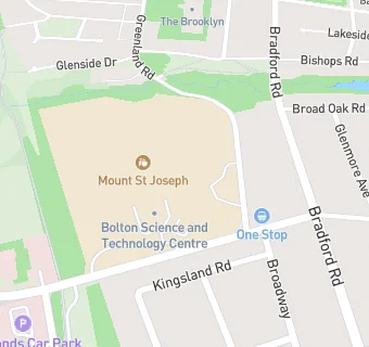 map for Mount St Joseph RC School