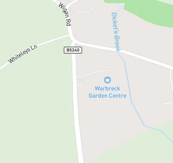 map for Warbreck Garden Centre