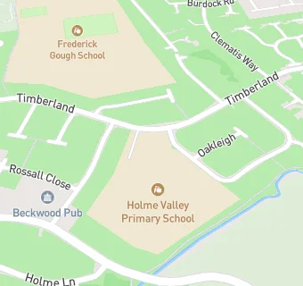 map for Holme Valley Primary School