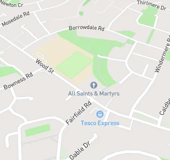 map for St. Mary's Primary School