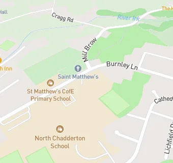 map for St Matthew's C of E Primary School - Junior site