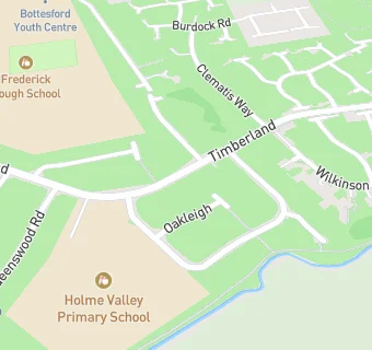 map for Holme Valley Primary School